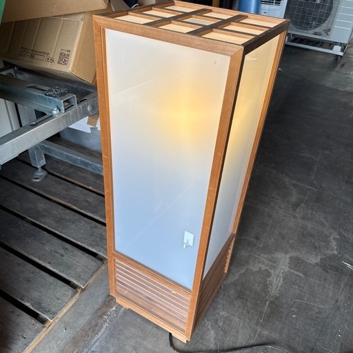 照明 行燈 行灯 電灯看板 30×30×90cm
