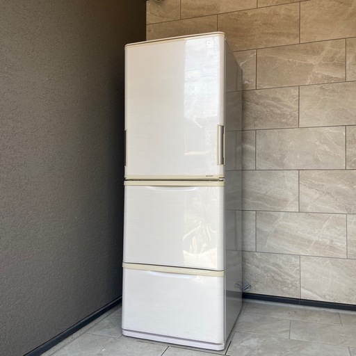 激安SHARP どっちも扉シャープ 冷蔵庫 ファミリー 3ドア 350L
