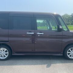 ダイハツ　タント　カスタムX　SAグレード　H26年式メータ交換歴あり　車検満タン　BT音楽再生付きナビ　ETC　パワスラ　フルオートエアコン　プリクラッシュセーフティー　スマートキーの画像