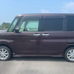 ダイハツ　タント　カスタムX　SAグレード　H26年式メータ交換歴あり　車検満タン　BT音楽再生付きナビ　ETC　パワスラ　フルオートエアコン　プリクラッシュセーフティー　スマートキーの画像