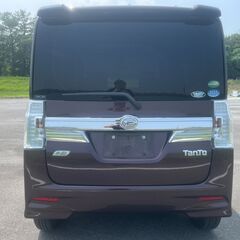ダイハツ　タント　カスタムX　SAグレード　H26年式メータ交換歴あり　車検満タン　BT音楽再生付きナビ　ETC　パワスラ　フルオートエアコン　プリクラッシュセーフティー　スマートキーの画像