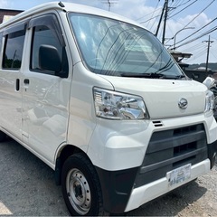 H30年式 ダイハツ ハイゼットカーゴ DX★総額27.8万円★アイドリングストップ フルセグTV BT音楽 ETC パワーウィンドウ 車検2年コミコミ価格♪エアコンバッチリ！の画像