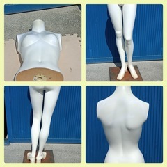 [M3]  マネキン　サイズ約B79㎝  W57㎝  H83㎝  高さ約165㎝(台座含む)の画像