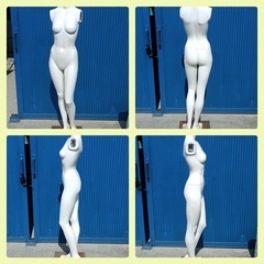 [M3]  マネキン　サイズ約B79㎝  W57㎝  H83㎝  高さ約165㎝(台座含む)の画像