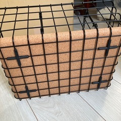 【お得】IKEA カゴ　キャンプ　整理整頓　文房具　　の画像