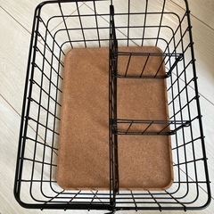 【お得】IKEA カゴ　キャンプ　整理整頓　文房具　　の画像