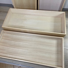 ３段桐箱収納 着物収納 木製 中古の画像