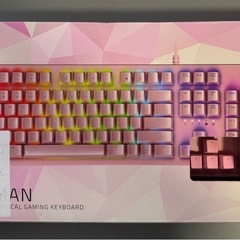 !最大値下げ!Razer Huntsman Quartz Pink 光軸(Opto-Mechanical Switch)ゲーミングメカニカルキーボードの画像