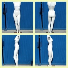 [M4]  マネキン　サイズ約B79㎝  W57㎝  H83㎝  高さ約165㎝(台座含む)の画像
