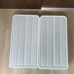 【美品】ニトリ押入れ収納ケースの画像