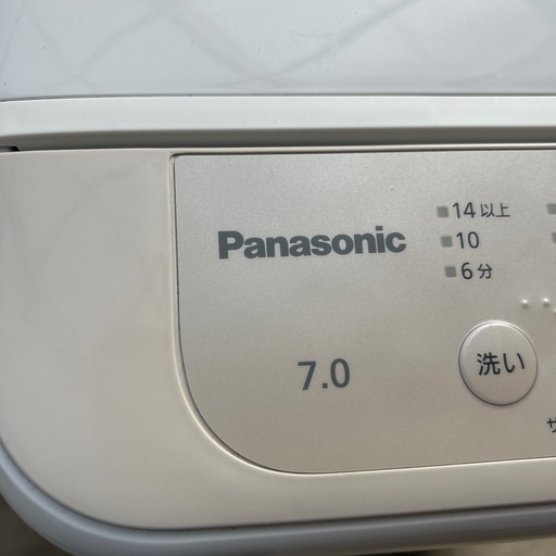 06/¥7680⭐︎美品⭐︎ Panasonic 洗濯機　2023年製　7kg