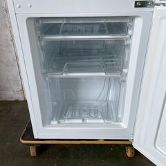 【IRIS OHYAMA】アイリスオーヤマ 2ドア冷蔵庫 IRSD-14A-W 2023年製 142L 冷蔵90L 冷凍52L 動作確認済 ホワイト ノンフロン 生活家電 Y1815の画像