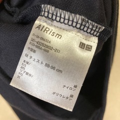 メンズ半袖ポロシャツ　UNIQLO &theoryコラボ　サイズM 　ネイビーの画像