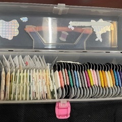 🌟手芸裁縫ハンドメイド🧵新品未使用含むヴィクトリアンシルク糸　エンブロタイアリーリボン🧵おまとめの画像