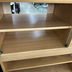 ★リユースのサカイ高崎店★TJ12712  テレビ台 ライトブラウン H45×D44×W86.5 クリーニング済みの画像