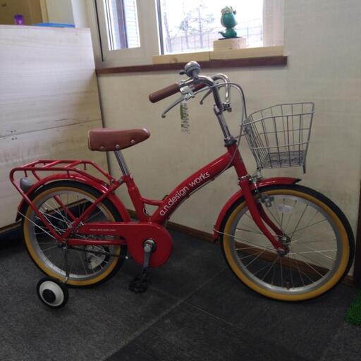 新車札幌引取限定子供自転車ティップグレー18インチ