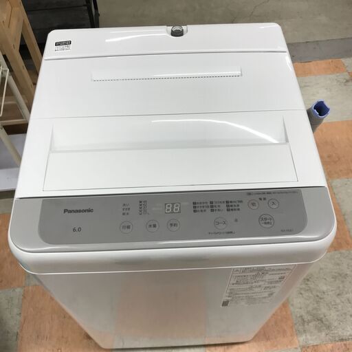 【ｼﾞｬﾝｸﾞﾙｼﾞｬﾝｸﾞﾙ金沢店】洗濯機 パナソニック NA-F6B1 2023年製 ※当店6ヶ月保証