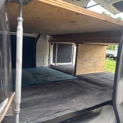 ハイゼットカーゴ　荷台　棚　　自作の画像