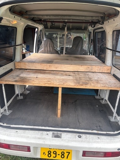 ハイゼットカーゴ　荷台　棚　　自作