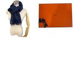エルメス HERMES マフラー レクトヴェルソ ネイビーの画像