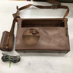 携帯真空管ラジオ　National ジャンク品 の画像