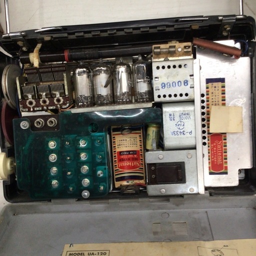 携帯真空管ラジオ　National ジャンク品