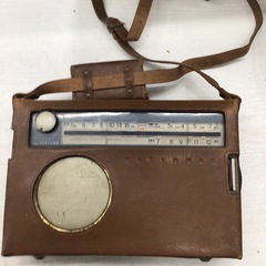 携帯真空管ラジオ　National ジャンク品 の画像