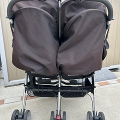 コンビ　ツインスピン　二人乗りベビーカーの画像