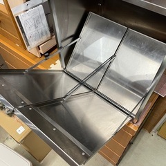 2分別ゴミ箱　ステンレス製 中古の画像