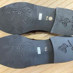 メンズシューズ　ローファー　エナメル　クロコ型押し　未使用の画像