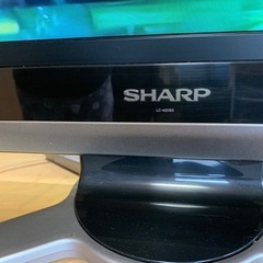 SHARP 42型液晶テレビの画像