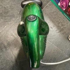☆中古 ¥2,000 ハンディクリーナー　グリーン　コンパクト　【IG019】の画像