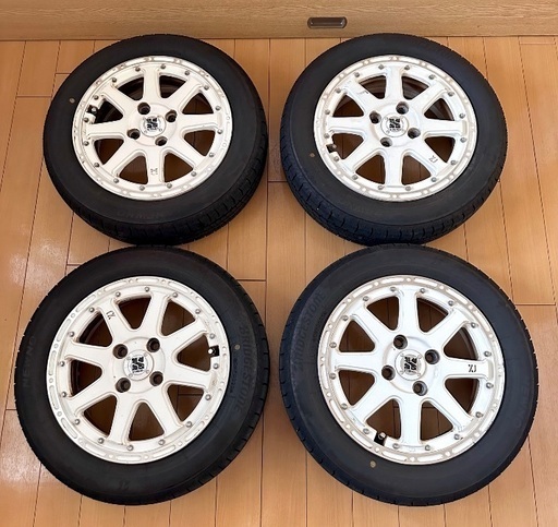 MLJ XTREME-J 14インチ 4個セット フラットホワイト アルミ