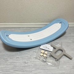 1台2役バランスボード ロッキングポニー おもちゃ ロッキングホース 木馬 乗り物 ブルーの画像