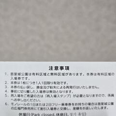 首里城公園　チケット　大人　4枚Set　夏休みの画像