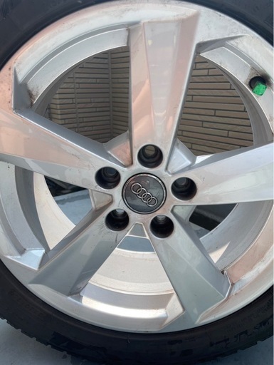 アウディ 純正ホイール4本セット スタッドレス付