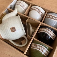 新品　山本寛斎　茶器揃　急須湯呑５個　6点セット　ギフト贈答品　引出物の画像