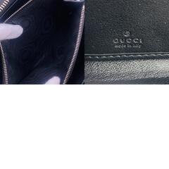 グッチ GUCCI 長財布 パイソン ラウンドファスナー 353227 ブラックの画像