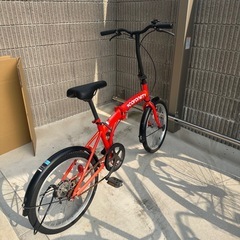 折りたたみ自転車の画像