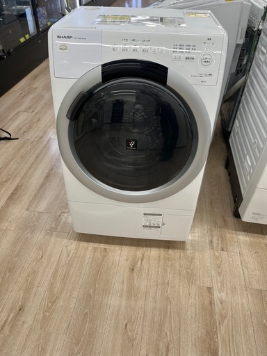 【ジャングルジャングル岸和田和泉インター店】ドラム式 洗濯機 シャープ ES-S7J 2024 和泉市 堺市 岸和田市 泉大津市 高石