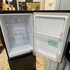 【リサイクルサービス八光】2017年製　三菱電機 MITSUBISHI ELECTRIC 冷蔵庫 146L サファイアブラック MR-P15A-Bの画像