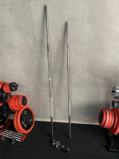 バラ売り可‼️筋トレ用バーベル+カラー
