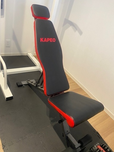 ダンベル　ベンチ　懸垂マシン　まとめ売り 引取り限定ベンチ、可変式ダンベル、懸垂マシンセット (今村悠希) 須賀