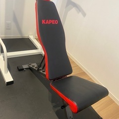 引取り限定　ベンチ、可変式ダンベル、懸垂マシンセットの画像