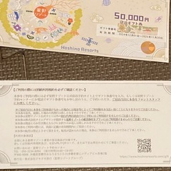 星野リゾート 宿泊ギフト券 10万円の画像