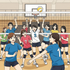 let's バレーボール🏐