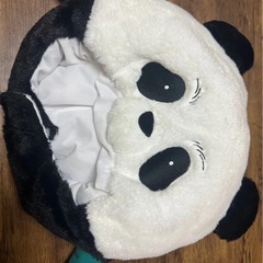USJ購入　呪術廻戦コラボ　パンダ先輩かぶりもの帽子・ぬいぐるみ2個　腕章付き　ユニバーサルスタジオジャパン公式　の画像