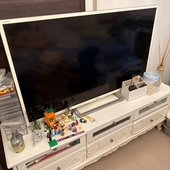 テレビ・テレビ台・Blu-rayセットの画像