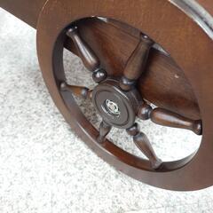 ジモティー見た！で5%OFF【キッチンワゴン】カリモク karimoku コロニアル ワゴン 手押し車 レトロ : ブラウンの画像