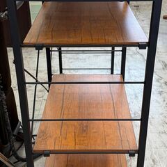 【ジャングルジャングル堺初芝店】　レンジ台　幅(W)1202mm × 奥行(D)402mm × 高さ(H)855mm　　堺市（東区　西区　北区　南区　堺区　美原区）高石市　泉大津市　忠岡町　和泉市　松原市　大阪狭山市の画像